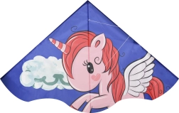 Repülő delta sárkány unikornis motívummal