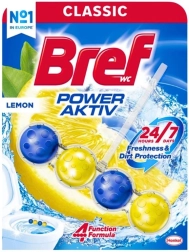 Bref Power Aktiv WC-illatosító Lemon 50 g