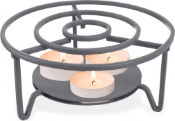 Fém melegítő kancsóhoz, szürke, 16,5 cm