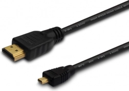 HDMI - micro HDMI 1 m fekete kábel