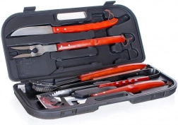 HAPPY GREEN grillező készlet kofferben (5 db)