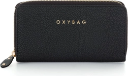 Női bőr pénztárca fekete