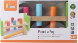 Fa kalapálós játék gyerekeknek 24 hó+