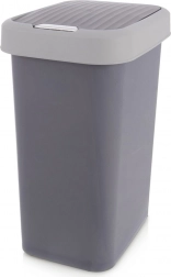 Műanyag szemetes 25 l szürke
