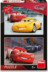 Puzzle CARS 3 versenyzők 2×77 darab