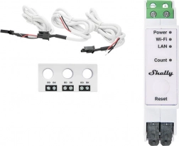 Shelly Pro 3EM energiamegfogyasztás mérő Wi-Fi-vel