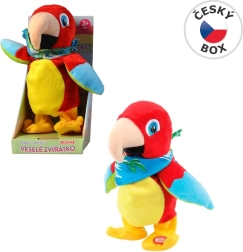 Sétáló és beszédet utánzó papagáj – 22 cm