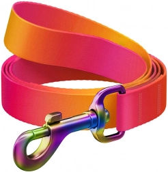 WAUDOG kutyapóráz, 20 mm széles, 122 cm hosszú, narancssárga