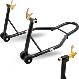 Állítható hátsó motorkerékpár-állvány lengővillához, 250 kg teherbírás