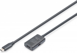Aktív USB-C hosszabbítókábel USB-C-re, USB 3.2 Gen1, 5 Gbps, 5m