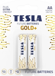 TESLA Gold+ 1,5 V alkáli elem (2 darab)
