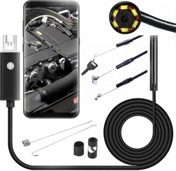 Endoszkópos ellenőrző kamera, 10 m, Androidhoz és PC-hez