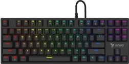 Mechanikus RGB gamer billentyűzet Savio Tempest X2 Outemu Brown kapcsolókkal