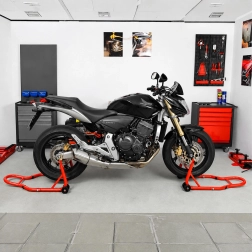 Univerzális, állítható motorkerékpár szervizállvány (első és hátsó) 450 kg