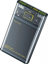 20000 mAh-s powerbank PD 20 W és QC 22,5 W gyorstöltéssel