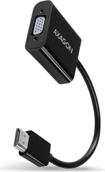 AXAGON HDMI - VGA adapter hanggal és microUSB táplálással