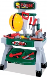 Gyermek munkapad szerszámkészlettel 44 × 28 × 71 cm