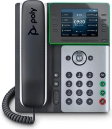 IP telefon POLY Edge E300 PoE-vel