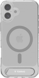 Torras pstand átlátszó tok MagSafe-pel és állvánnyal iPhone 16-hoz