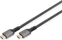 Prémium HDMI 2.1 kábel Ultra High Speed, 8K 60 Hz, 2 m, fekete