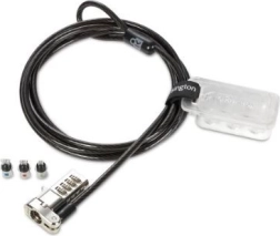 Univerzális 3 az 1-ben kombinációs laptopzár T-Bar, Nano, Wedge