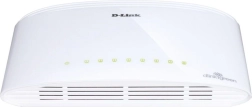 D-Link DGS-1008D gigabites, ventilátor nélküli 8 portos switch