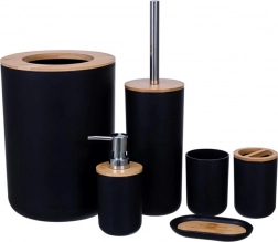 AG740B FÜRDŐSZOBAI SZETT 6 DB. FEKETE