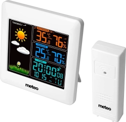 Meteorológiai állomás DCF-fel és időjárási kijelzővel