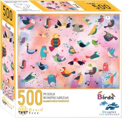 Puzzle Brain Tree Mesebeli Madarak 500 Darabos