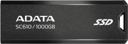 Külső SSD lemez ADATA SC610 1000GB USB3.2 Gen2 fekete