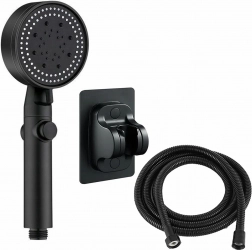 Fekete zuhanykészlet 3 részes