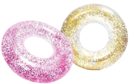 INTEX Sparkling Glitter csillámos felfújható úszógumi 107 cm