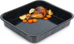 Zománcozott téglalap alakú tepsi 8 l, 41,5 × 36,5 × 7 cm