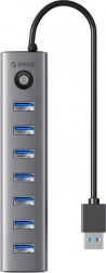 Orico USB‑C hub 7× USB 3.0-val, szürke