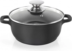 Gránit lábas üvegfedővel GRANDE 16 cm, 1,4 l