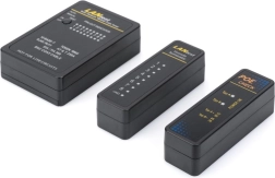 Hálózati és kommunikációs RJ45/RJ12/RJ11/BNC kábelteszter automatikus szkenneléssel és PoE-vel