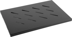 Polc 19" rack szekrényekhez, 1U, 450 mm, fekete
