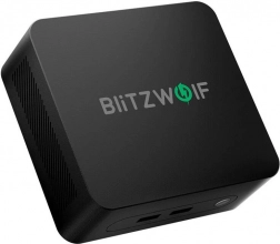 BlitzWolf mini PC Windows 11-gyel, Intel N100, 16 GB RAM, 512 GB SSD (fekete)