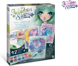 Nebulous Stars Varázslatos akvarell Marina