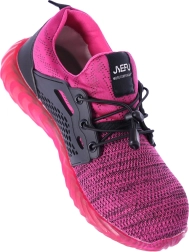 Ultrakönnyű munkavédelmi biztonsági cipő S1P – Rózsaszín