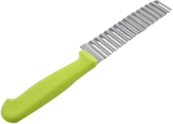 Hullámos kés hasábburgonyához és zöldségekhez, 23 cm