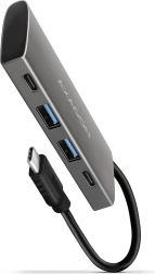 AXAGON HMC-4G2 USB-C hub 10 Gb/s, 2x USB-A + 2x USB-C, 13 cm kábel