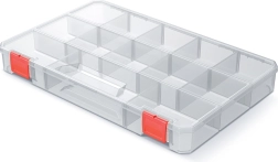 SQR BOX rendszerező 35,5 × 23 × 4,1 cm átlátszó