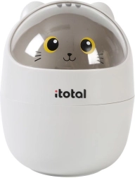 Mini asztali szemetes – szürke cica