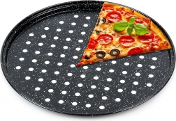 Perforált gránit pizzatepsi 28 cm
