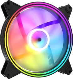 ARGB ventilátor 140 mm fekete