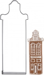 Rozsdamentes acél ház alakú kiszúró 14 cm