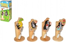 Fa fogkefe tartó Kisvakond virággal