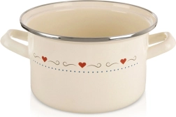 Zománcozott Tonca lábas 18 cm, 2 l, krém