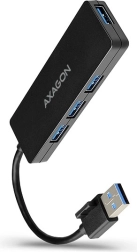 Axagon HUE-G1A vékony 4 portos USB hub 3.2 Gen 1, 14 cm USB‑A kábellel